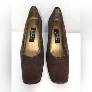 Stuart Weitzman Chocolate Brown Square Toe Heels – Women’s Size 7.5